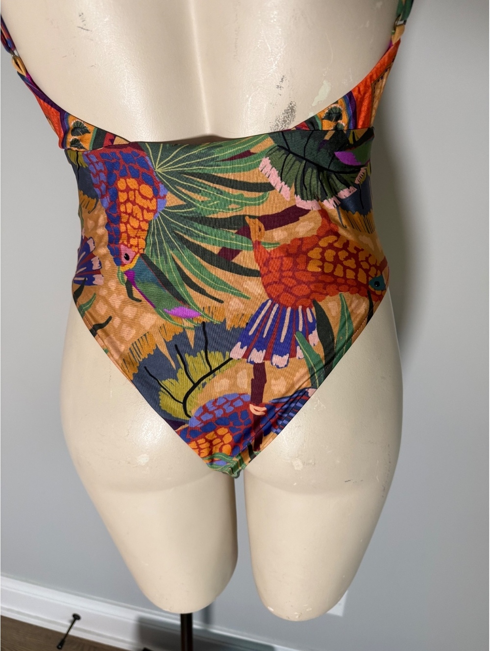 Farm Rio Women's Tropical Print One-Piece Swimsuit with Tags - Picture 4 of 9